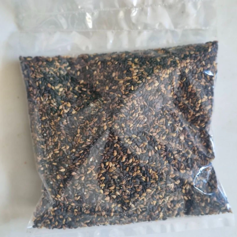 کنجد قهوه ای کایا انتخابی سالم و باکیفیت (100 گرمی)(شسته شده)